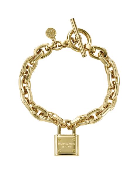 michael kors armband schloss strass|Michael Kors charm bracelet.